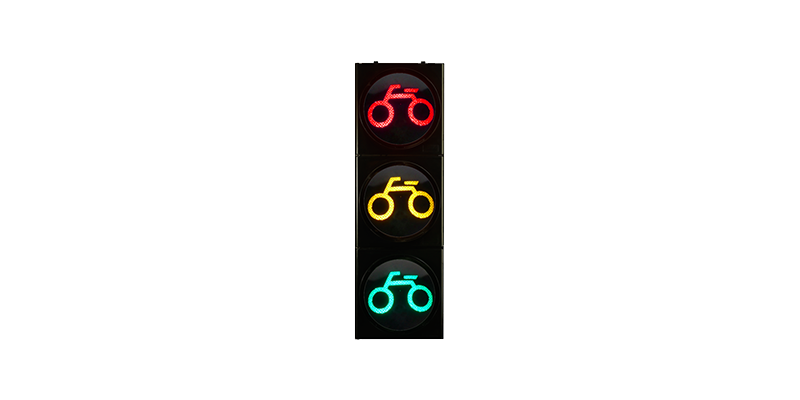 High Flux RYG Bicycle Traffic Light 300mm led traffic light