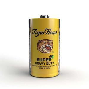 Tiger Head Battery Carbon Zinc Super Heavy Duty D Battery R20p
