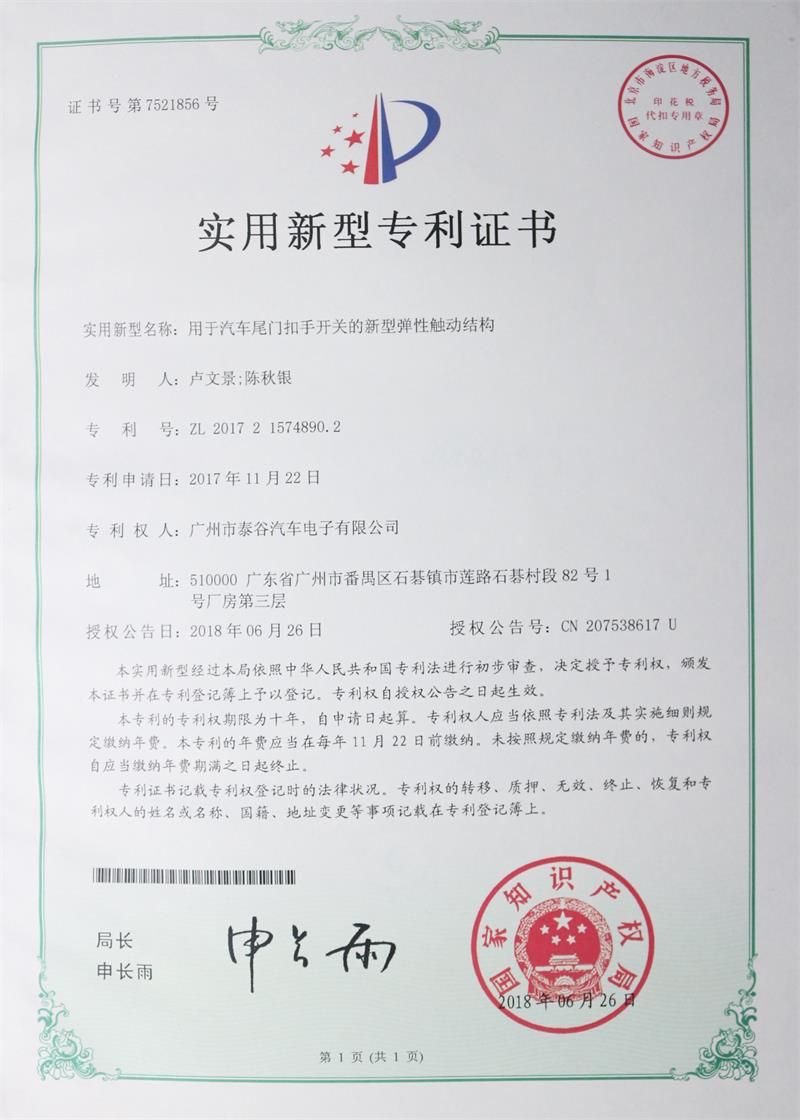 Patent Certificate4