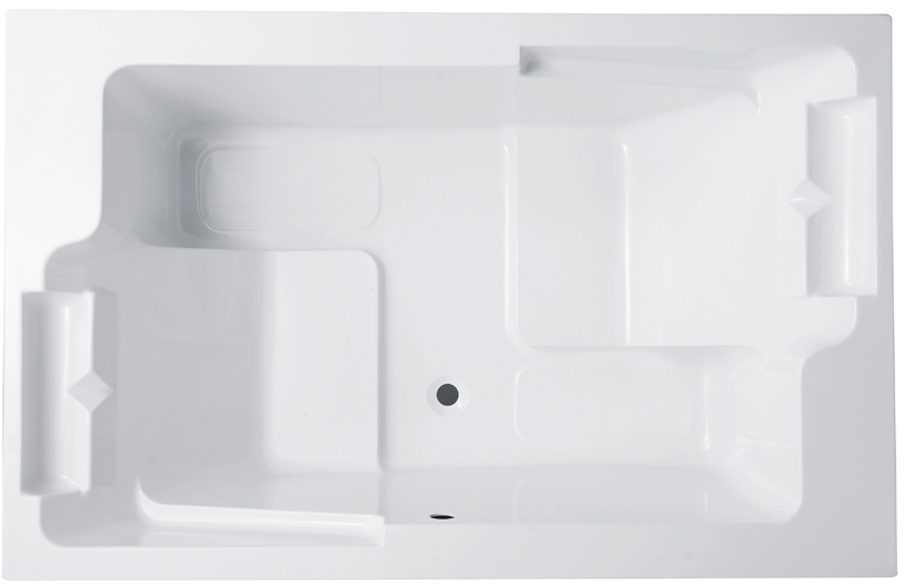 customized acrylic bathtub design manufacturers JND-6642