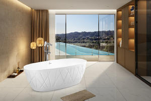 customized free standing acrylic bathtub SP1872 exporters