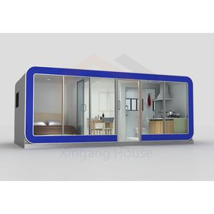 The living container design can be built quickly and flexibly.
