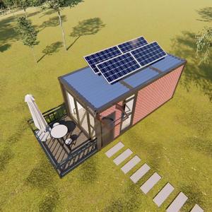 Low Cost New Hotel Prefab Home One-story Beautiful Container House
