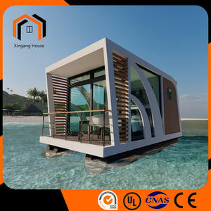 Floating Houseboat Pontoon Platform Boat House Modular Mobile Home Prefab Homes Floating House