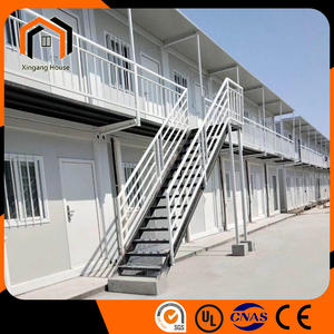 Mobile Flat Pack 20ft Sandwich Panel Camp Container Construction Site Living Dormitory Container Houses