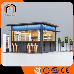 Mobile Fast Assembly 40FT Container Coffee Shop Modified Shipping Container