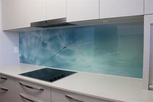 China ultra clear toughened silk screen printing kitchen-splashbacks glass