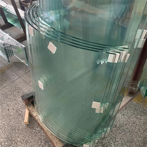 BTG 12mm clear toughened CE CSI standard curved glass for elevator