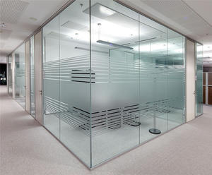 Reasonable Price Polished Around Edges 8mm 10mm 12mm Clear Toughened Safety Partition Glass
