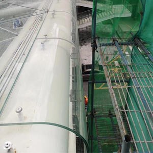 10mm+10mm Transparent Toughened Laminated Bent Glass For Canopy