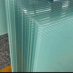 Clear strengthened  silk screen printed  ceramic glass for building