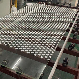 10mm Clear Toughened Silk Screen Printing Ceramic Glass For Partition