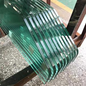Customized 8mm 10mm 12mm clear toughened safety tempered glass for shower