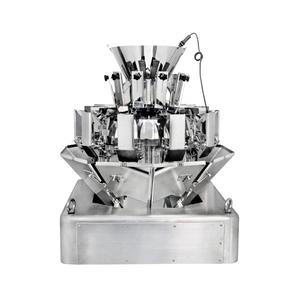 The 10 heads mini linear weigher is suitable for weighing sliced products.