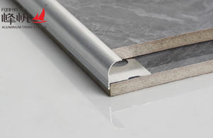 aluminum round tile trim