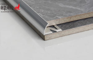 aluminum round tile trim