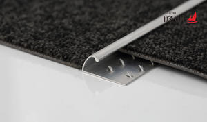 Aluminum single edge carpet strip