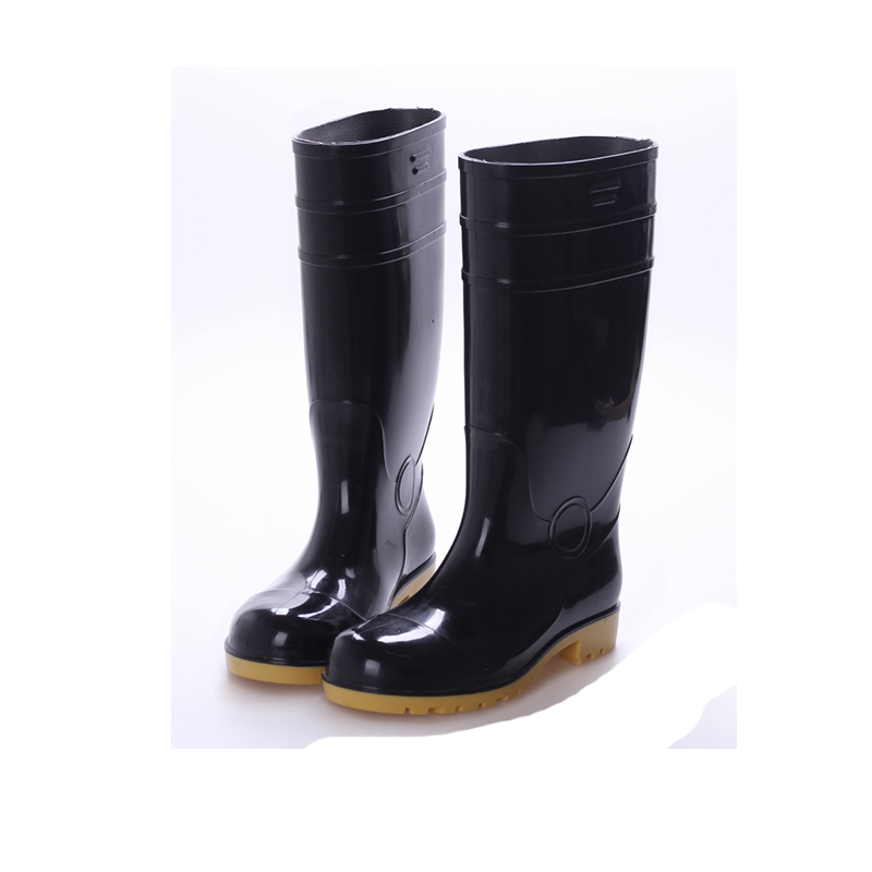 Safety Rain Boot Pvc GumWaterproof Boots MenRubber Galoshes GumBoots Manufacturer 