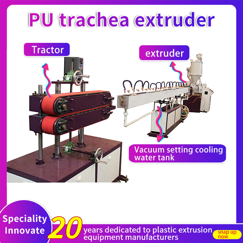 PU air tube extruder machine