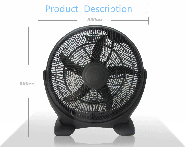 YAXIN Provide 20 in. 3-Speed Air Circulator Floor Fan SR-B2003