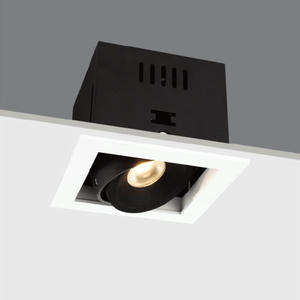 LED Iron box ceiling recessed low voltage 7W grille lamps