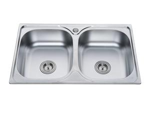 Equal Double Bowls Sinks LD7848 - Lansida