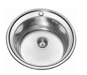Drop In Single Kitchen Sink | Sink Steel LS5151 - Lansida