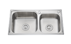 Stainless Steel Double Sink 7540cm