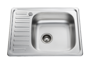 Stainless Steel Basin Single Bowl with a Board - Lansida
