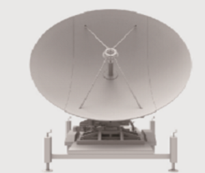 Antena satelital estática del vehículo en banda Ka