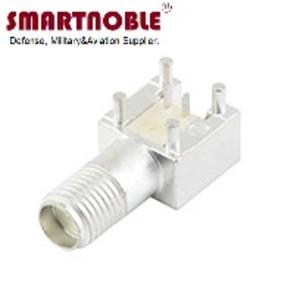 SN 818012207 SMA Connector, R/A, Jack, DIP Type With Switch Connector