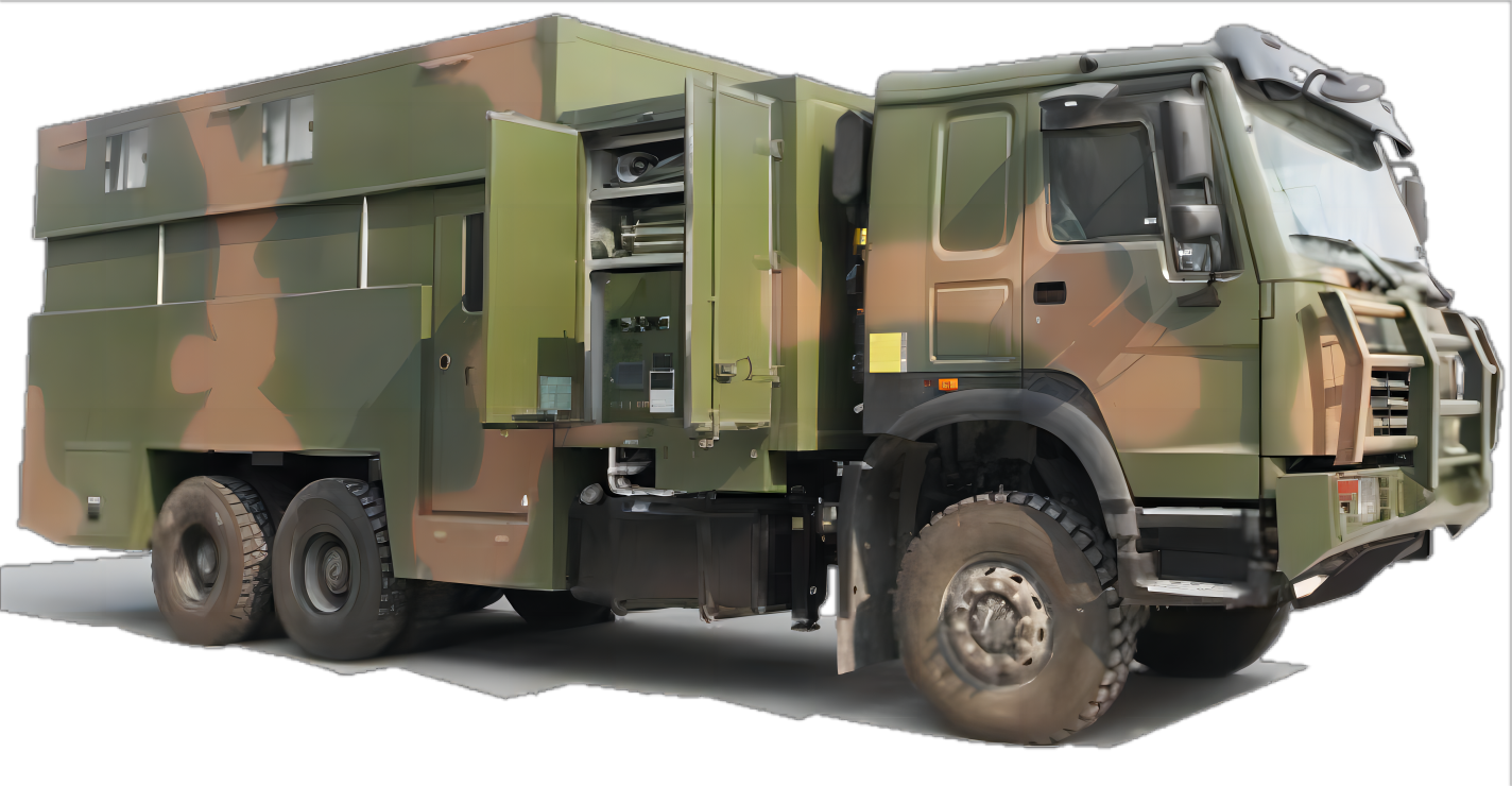 Le véhicule de décontamination nucléaire et chimique de SMARTNOBLE : des véhicules militaires en progression
