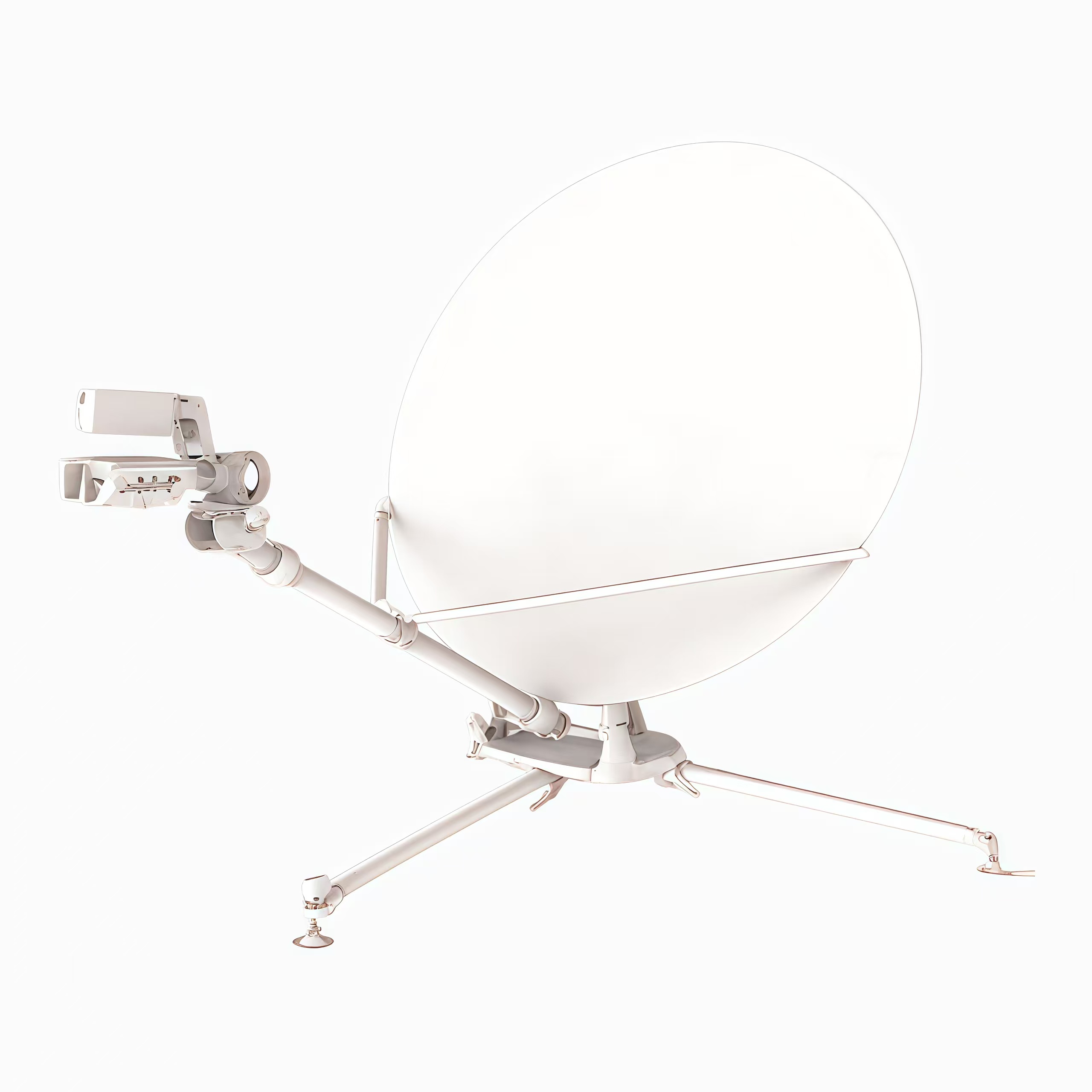 1M Manual Portable Antenna Mobile Satcom Product