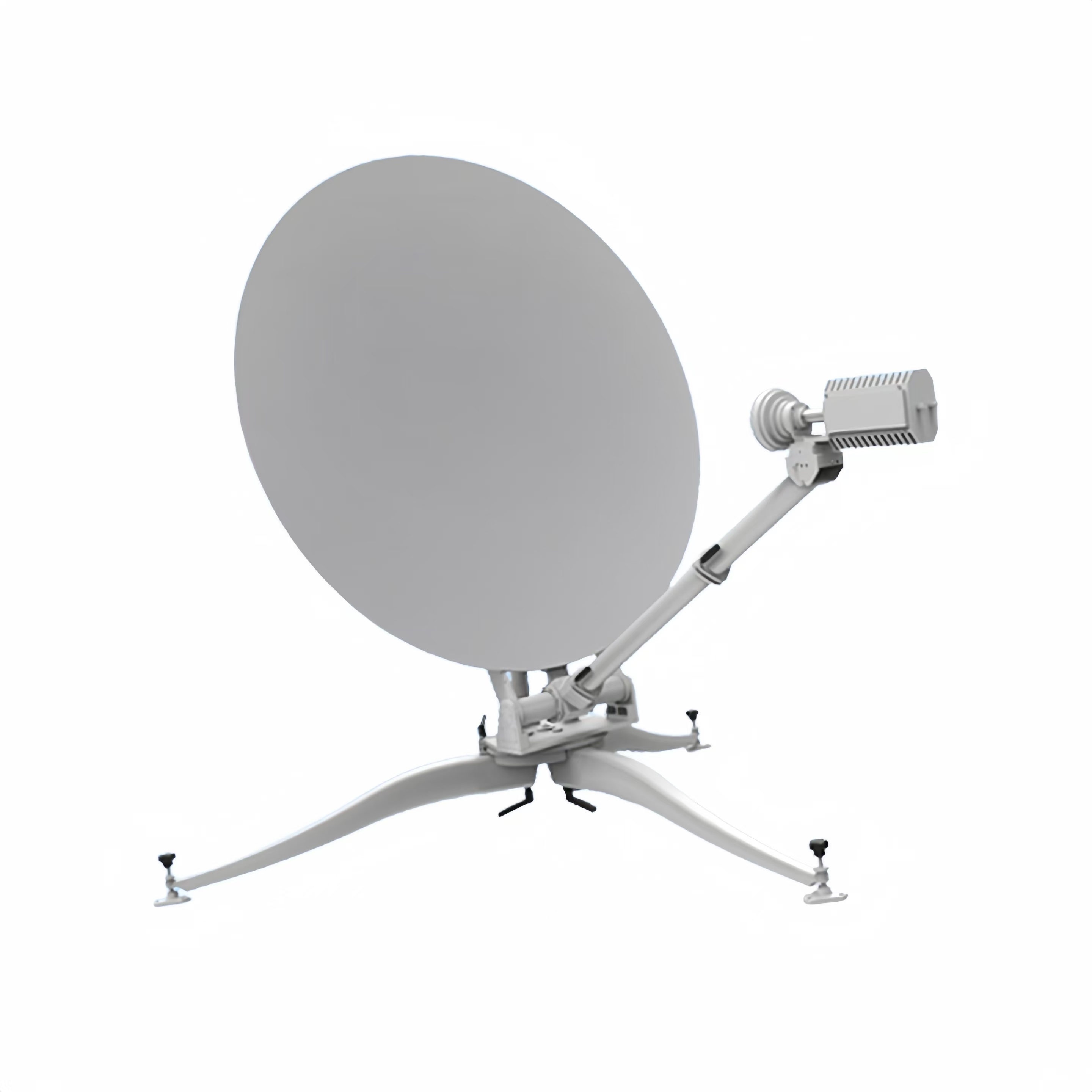 0.9M Manual Portable Antenna(negative Feedback) Mobile Satcom Product