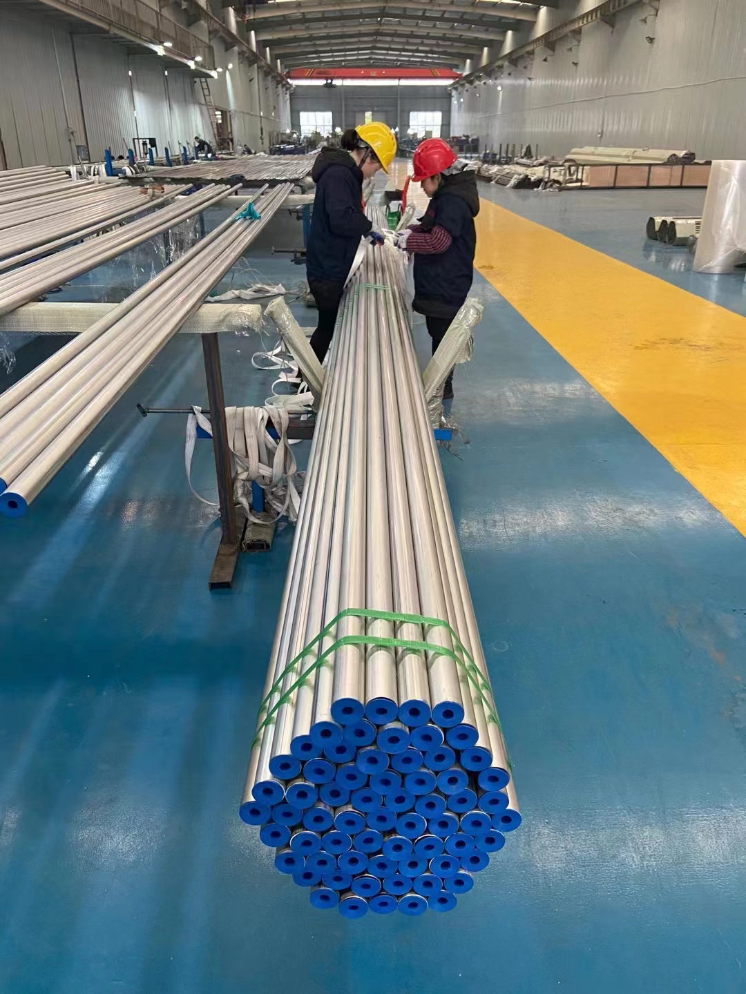 Inspection on welded stainless steel pipe of GS