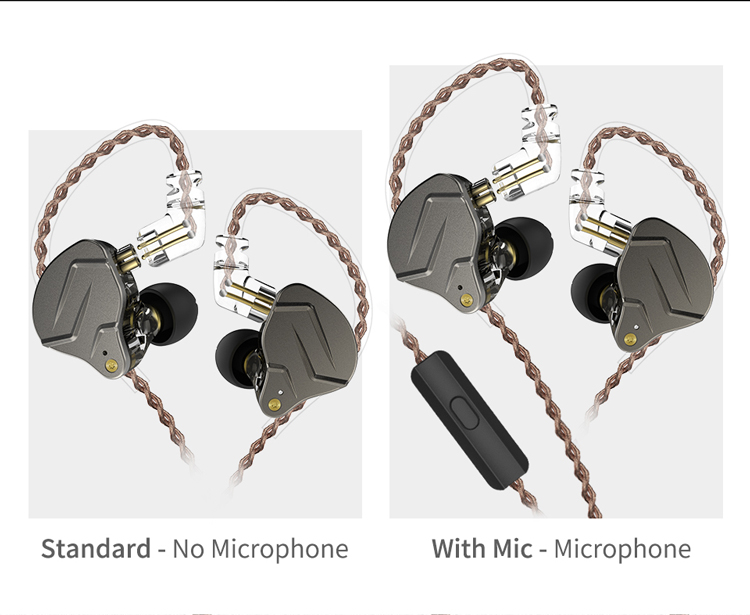 KZ ZSN Pro X DIY Earbuds Dynamic Hybrid Dual Driver 1BA+1DD in-Ear Earphone  Z7G7