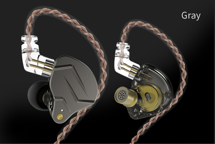 erjigo KZ ZSN Pro Dynamic Hybrid Dual Driver in Ear Auriculares  desmontables Cable sin enredos Músicos In-Ear Earbuds Auriculares (gris sin  micrófono) : Precio Guatemala