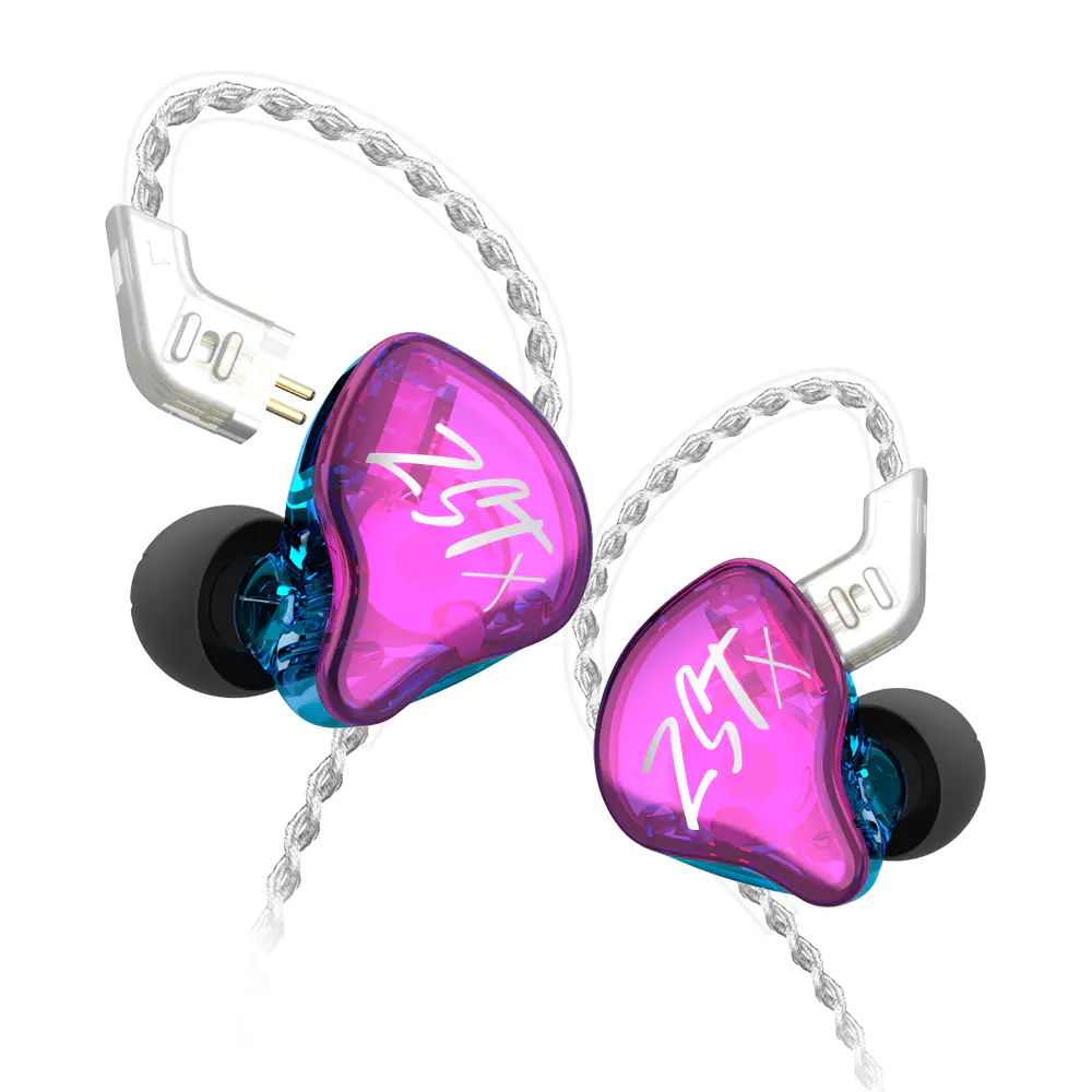 KZ ZST X Hybrid Earbuds Headphones HiFi Earphones