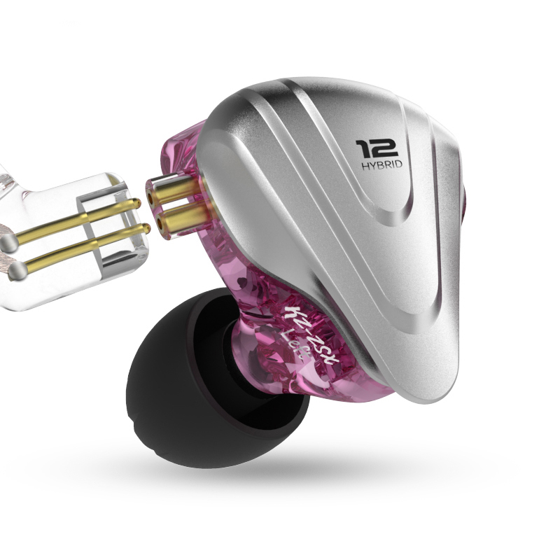 KZ ZSX In Ear Monitor Earphone with Hybrid Technology Earphone 5BA+1DD HiFi Headset