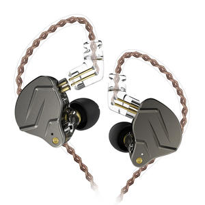 KZ ZSN Pro Dynamic Hybrid Dual Driver in Ear Earphones Detachable Tangle-Free Cable Musicians 