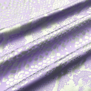 Dry Fit Spandex Polyester Sweat Resistant High Elastic Snake Printed Hot Stamping Foil Fabric For Running