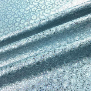 hot stamping foil high elastic sweat resistant quick dry microfiber spandex polyester fabric for beachwear 