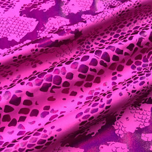Printing Fabric High Elastic Glitter Gold Foil Warp Knitted Polyester Spandex Fabric For Leggings