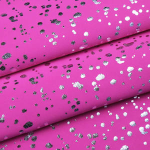 dots foil 4 way stretch breathable glitter quick dry shiny colorful hot stamping foil fabric for leggings