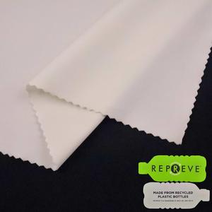 recycle high elastic matte good quality plain dyed recycled polyester fabric for sports