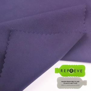 recycled fabric 4 way stretch heavyweight double sided weft knit recycle fabric for sports