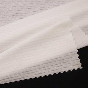 thin stripe wholesale full dull dry fit nylon spandex stripe design fabric for lingerie