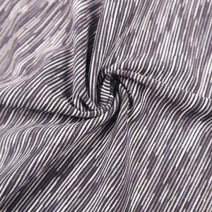 High Density Elastic Yarn Dyed Cotton Feeling Microfiber Spandex Nylon Fabric For Yoga