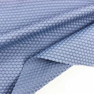 4 way stretch honeycomb style breathable quick dry nylon jacquard fabric for bikini