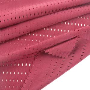 good quality stretchy 190g lightweight mesh design breathable spandex nylon fabric for sports